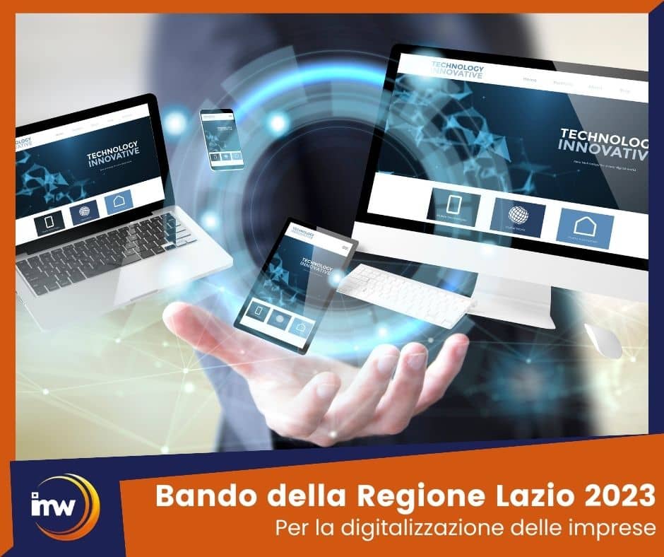 bando della regione Lazio per la digitalizzazione