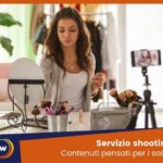 Servizio shooting per social media
